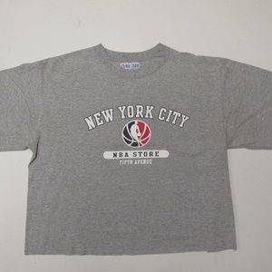 NYC/NBA Store Cropped S/S T Shirt Size Small